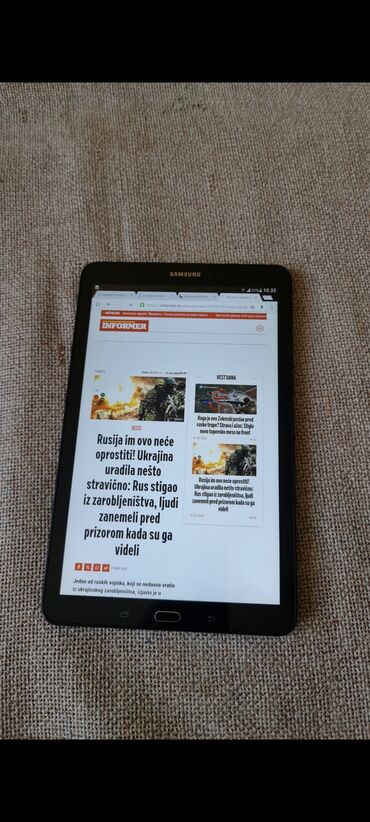 Tableti: Tablet kao nov bez mane sve radi ima za sim karticu,veliki 10 inca — 9
