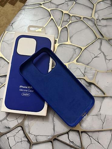iphone 16 qiyməti: Məhsul: iPhone 16 Pro üçün silikon örtük (MagSafe dəstəyi) - Model — 2