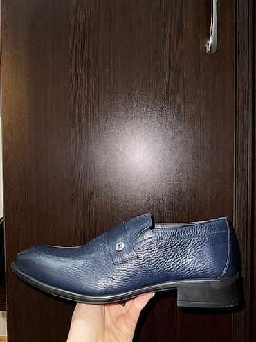 mavi mokasinlər: Məhsul: Kişi loafers ayaqqabısı - Rəng: Tünd mavi (navy) - Modell — 2