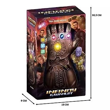 Oyuncaqlar: 🇦🇿Musiqili və İşıqlı Thanos "Sonsuzluq Əlcəyi" Oyuncağı — Trend — 3