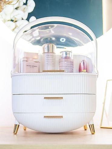 Шкатулки и подставки: Органайзер для косметики Выражение "красота в простоте", устоявшаяся — 8