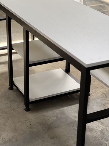Masalar: Kompüter masası, Yeni, Açılmayan, Metal, Dördbucaq masa — 7