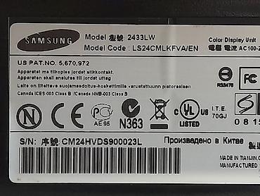 Мониторы: Монитор, Samsung, Б/у, LCD, 23" - 24" — 18
