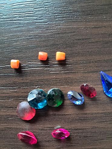 Aksesuarlar: Qaşlı klon üzük sırga qaşları . gümüş qədim.firuzə daşı suvenir qılınc — 9