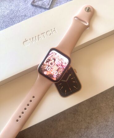 Apple Watch: Apple Watch SERIES 6 44 MM PINK SAND SPORT BAND Покупала в Америке