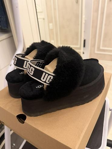 Домашние тапочки: UGG W Funkette platformlu qadın terlikləri - Model: UGG W Funkette — 1