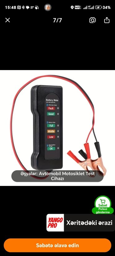 led isiglar: Məhsul: 12V LED “Battery Mate” akkumulyator və generator (alternator)