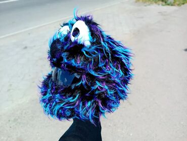 Мотоэкипировка: Чехлы для шлема Злой Заяц . Добрый Зайчик Дед Мороз и другие — 5