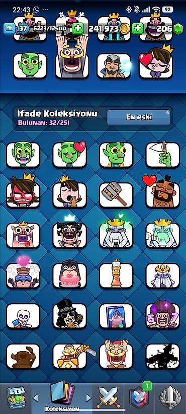 Digər: Endirim var ✅✅✅✅✅✅ ✅ ✅ Clash Royale hesabı - Kral səviyyəsi: 37 - — 2