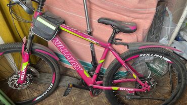 розовый самокат: Новый велосипед Skilmax . Торг уместен, причина продажи: не катается