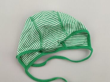 zielona czapka z pomponem: Czapeczka, 9-12 m, stan - Dobry