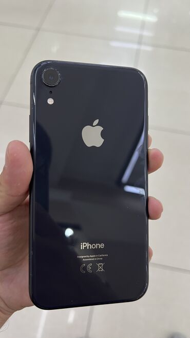 бу айфоны в бишкеке: IPhone Xr, Колдонулган, 128 ГБ, Jet Black, Коргоочу айнек, Каптама, 100 %
