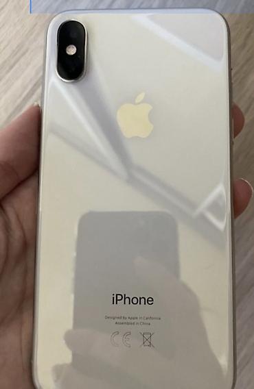 iphon xr: IPhone Xs, Б/у, 256 ГБ, Серебристый, Чехол, 76 % — 1