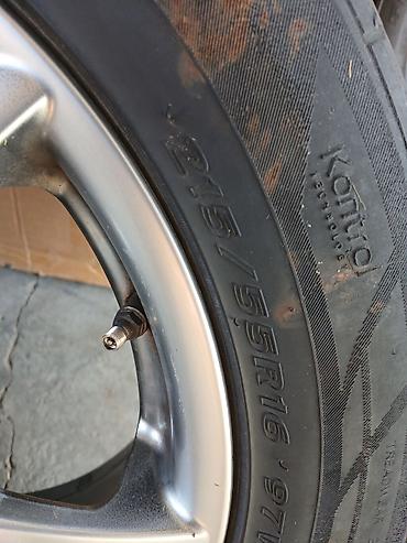 18 235 55: Колеса в сборе 215 / 55 / R 16, Лето, Б/у, 1 шт, Легковые, Литые, отверстий - 5 — 2