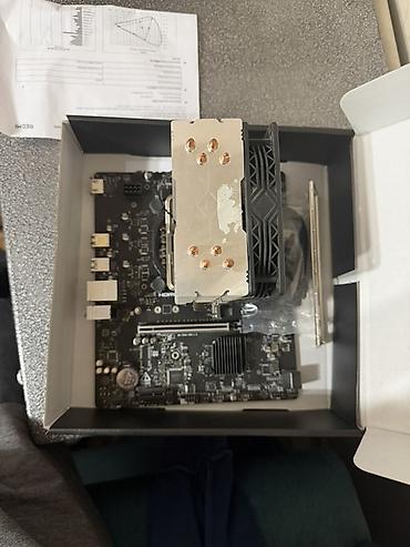 Комплектующие для ПК: I3 12100f + msi H610M-s С кульком. Планка есть. Под ддр4. Проц — 2