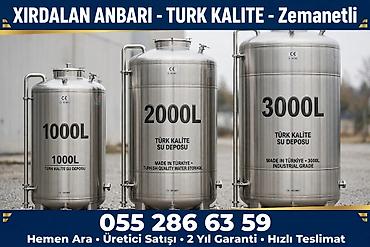 Baklar və çənlər: Bak, Paslanmayan polad, 1000 l l, Yeni, Pulsuz çatdırılma — 3