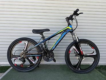 Подростковые велосипеды: Горный велосипед с магниевыми литыми колесами 24" - Рама: стальная — 1