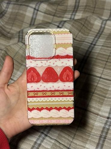 принттер: Новый чехол с клубничным тортиком на iPhone 15 Pro. Абсолютно новый — 2