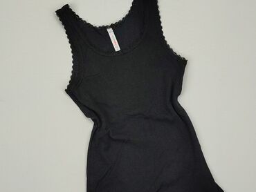 czarne bluzki z bufiastymi rękawami: Блуза жіноча, FBsister, S, стан - Хороший