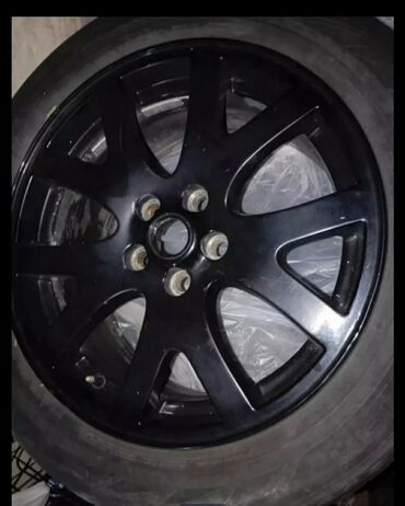 ручки бмв е39: Дөңгөлөктөр монтажда 245 / 55 / R 19, Кыш, Колдонулган, Комплект, Куйма, тешиктери - 5