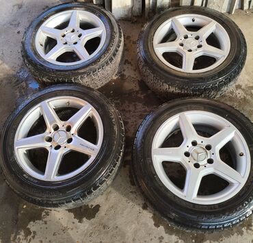 купить диски на машину бу: Дөңгөлөктөр монтажда 205 / 60 / R 16, Кыш, Комплект, Жеңил унаалар, Куйма, тешиктери - 5