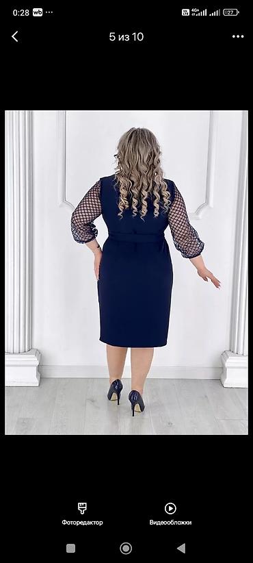 клатчы: Күнүмдүк көйнөк, Made in KG, Күз-жаз, Кыска модель, Полиэстер, Ылдый жагы ачык, Бардык өлчөмдөр — 7