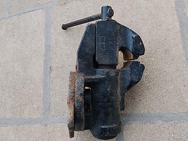 Тиски: Dəzgah üçün metal sıxac (mengene) - Material: tökmə dəmir, ağır və — 4
