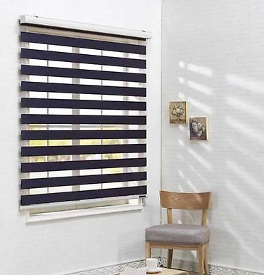 Rulon ştorlar: Zebra pərdə – zolaqlı günbəz sistemi - İkiqat zolaqlı struktur — 5