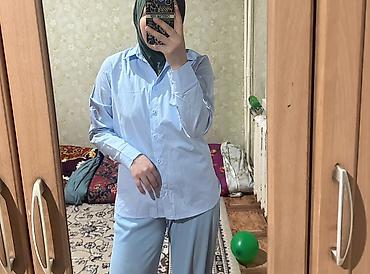 женские белые: Классические Рубашка оптом 300 сом 10 шт өйдө ватсап — 2