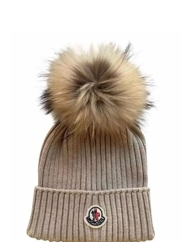 helanke new yorker: Winter cap, Moncler, color - Beige