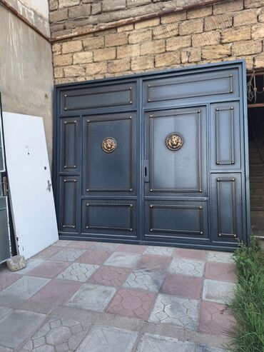 demir qapi satilir: Darvaza yeni eni 3 metir hündürü 2.60