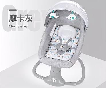 expert park: Электрокачели для новорождённых Mocha Grey - Возраст: 0–3 года - — 1