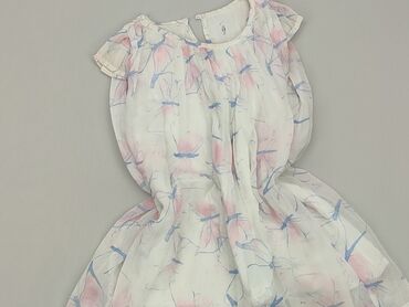 biała sukienka 146: Sukienka, 5-6 lat, 110-116 cm, stan - Dobry