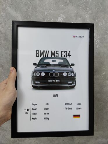 децкие машины: BMW M5 E34🚥 Со Всей Характеристикой 🔥 Подари любителю Немецкого