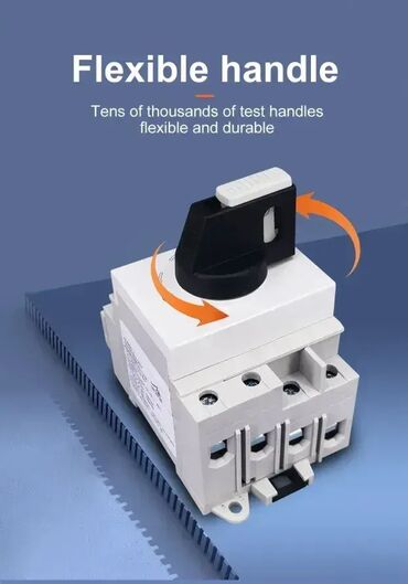 Elektro materijal: Teretna / rastavna sklopka 32A 4P DIN šina DC napon DC-izolacioni — 8
