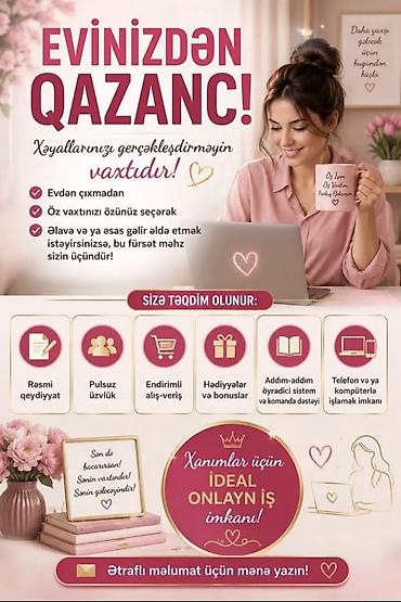 baş aşbaz: Evdən onlayn iş imkanı – xanımlar üçün Xəyallarınızı — 1