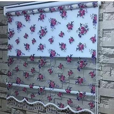 yataq ortuleri: Zebra stor pərdə – dekorativ naxışlı model - Tip: Mexaniki zəncirli — 4