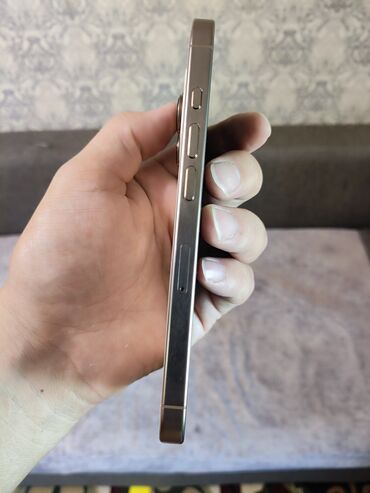 установка роутер: IPhone 16 Pro, Колдонулган, 256 ГБ, Desert Titanium, Коргоочу айнек, Куту, 96 %