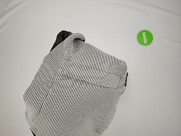 czarne cargo pull and bear: Peacocks, Spodnie materiałowe damskie, rozmiar M — 6
