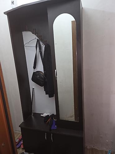 ofis dolablari: Dəhliz üçün garderob-komod dəsti - Material: laminat/LDSP, tünd — 2