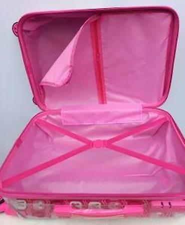 Rančevi, torbe i koferi: Dečiji koferi set – Minnie Mouse motiv - Set od 2 kofera u ružičastoj — 26