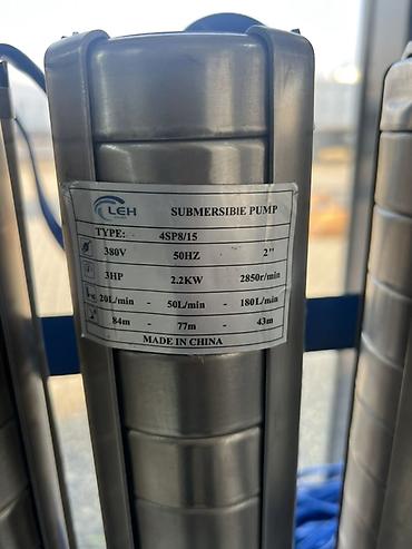 Nasoslar və hidroforlar: Nasos, Artezian quyusu üçün, quraşdırılma Sualtı — 6