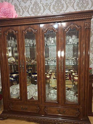 salon refi: Klassik dizaynlı vitrindən ibarət bufet - Material: yüksək — 1