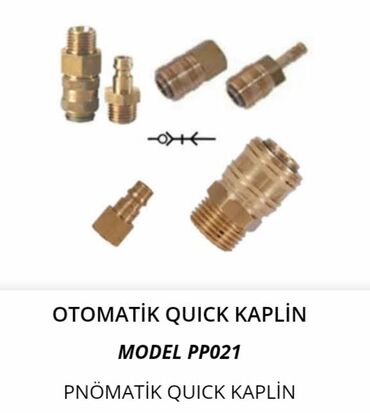 canavar sekilleri profil ucun: Otomatik Quick Kaplin – Model PP021 Pnevmatik sistemlər üçün sürətli