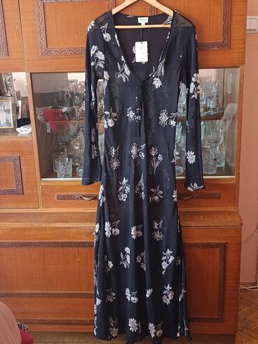 Haljine: River Island L (EU 40), bоја - Crna, Dugih rukava — 4