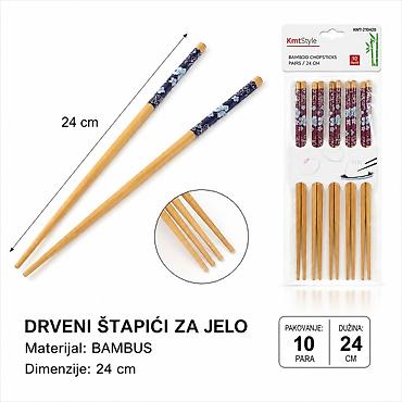 KMT Printovane šiljaste štapiće 5 parova 2406804 - Brend: Kmt Style -