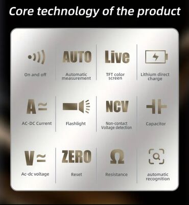 Multimetri: BSIDE klešta multimetar sa LCD ekranom visoke rezolucije, dizajniran — 26