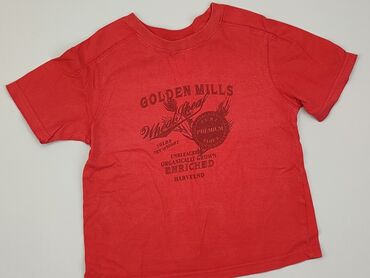 koszulka polo czerwona: Koszulka, 3-4 lat, 98-104 cm, stan - Dobry
