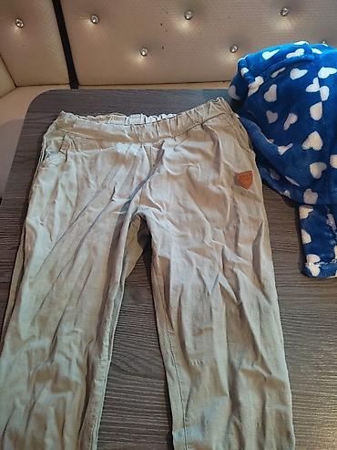тери кожа: Брюки ZARA Jeans, светло-бежевого цвета. - Модель: прямые/слightly — 1