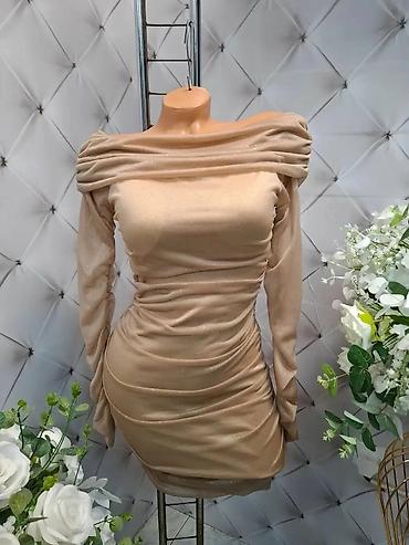 Haljine: Elegantne ženske haljine – večernji modeli sa dugim rukavima - — 3